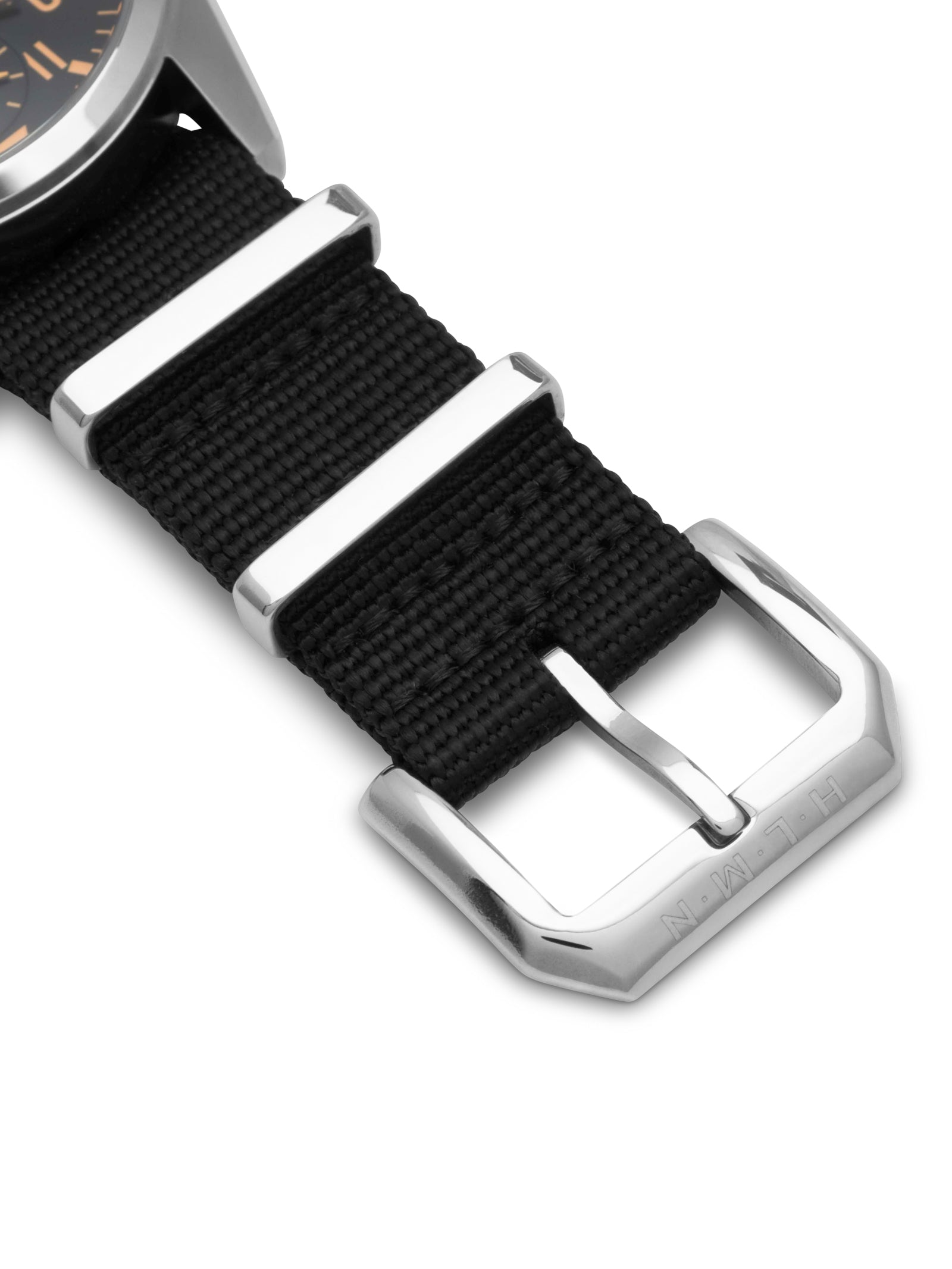 #black strap on a white background