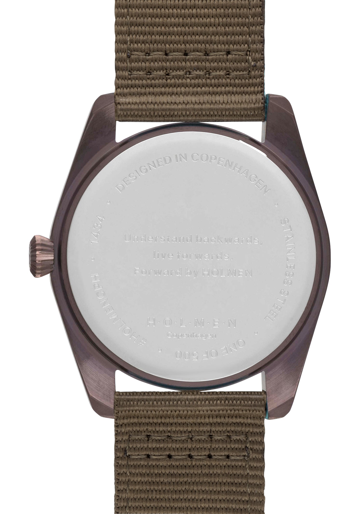 City watch 42mm - copper dial with khaki 2-piece strap