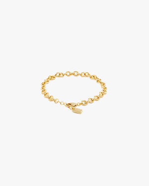 ØBRO CABLE BRACELET GOLD 4MM