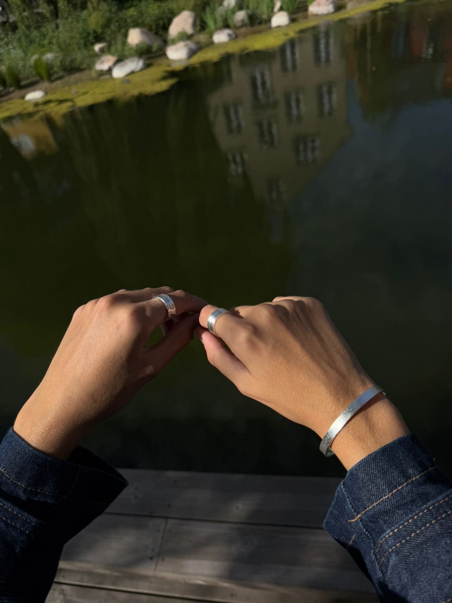 CITY BRACELET BRUSHED 6MM SILVER