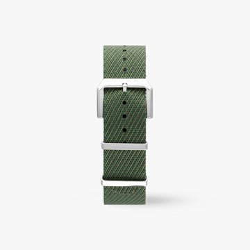 Green mesh Nato strap with HOLMEN logo