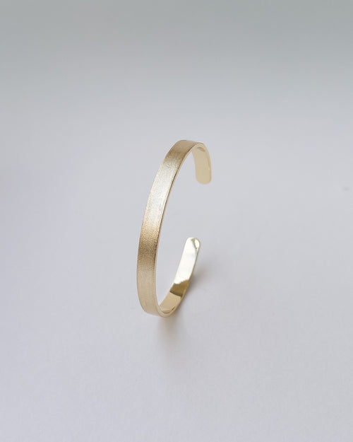 CITY BRACELET BRUSHED 6MM GOLD