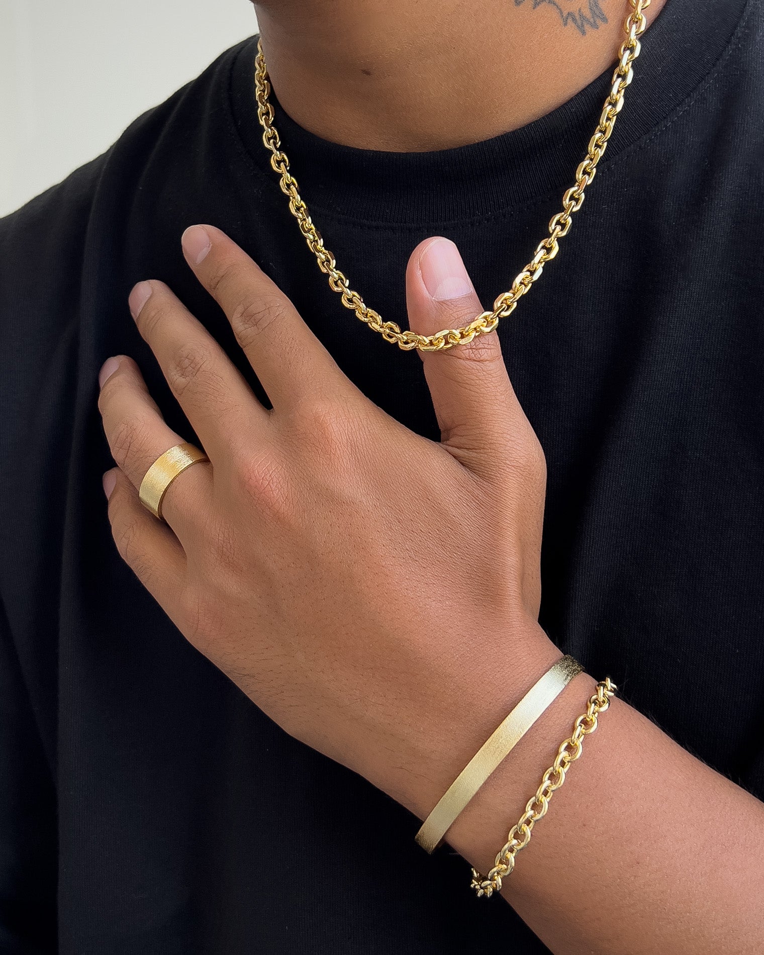 CITY NECKLACE 6MM GOLD