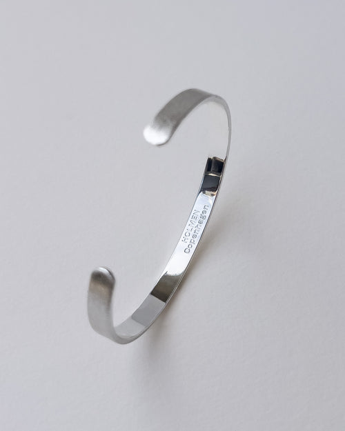 CITY BRACELET BRUSHED 6MM SILVER