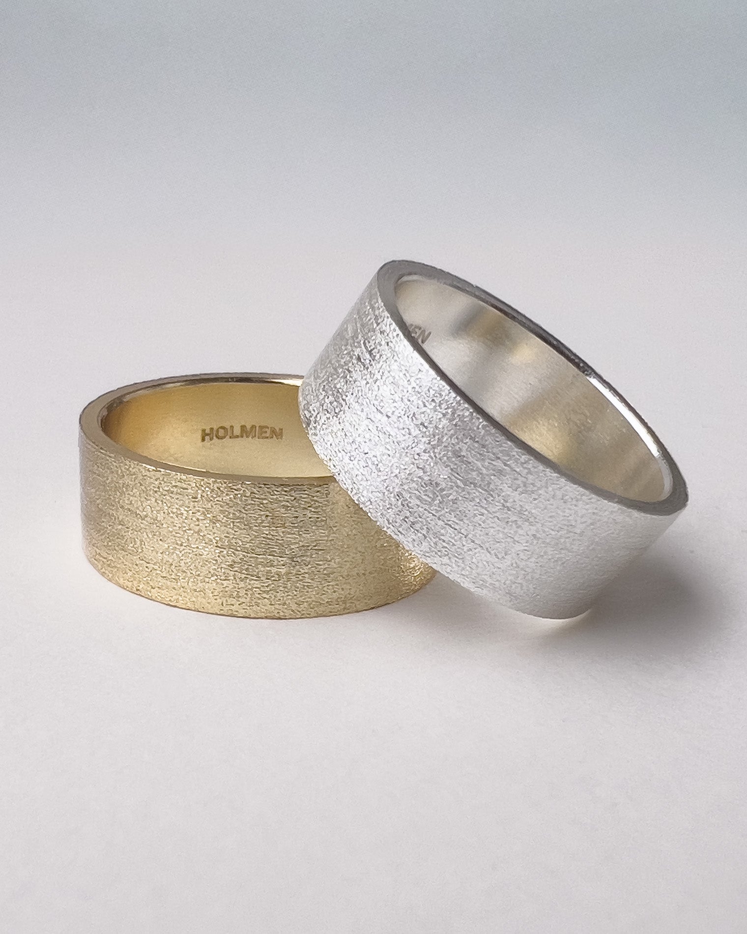 CITY RING BRUSHED SILVER 8MM