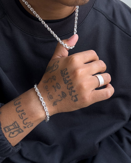 CITY BRACELET 6MM SILVER