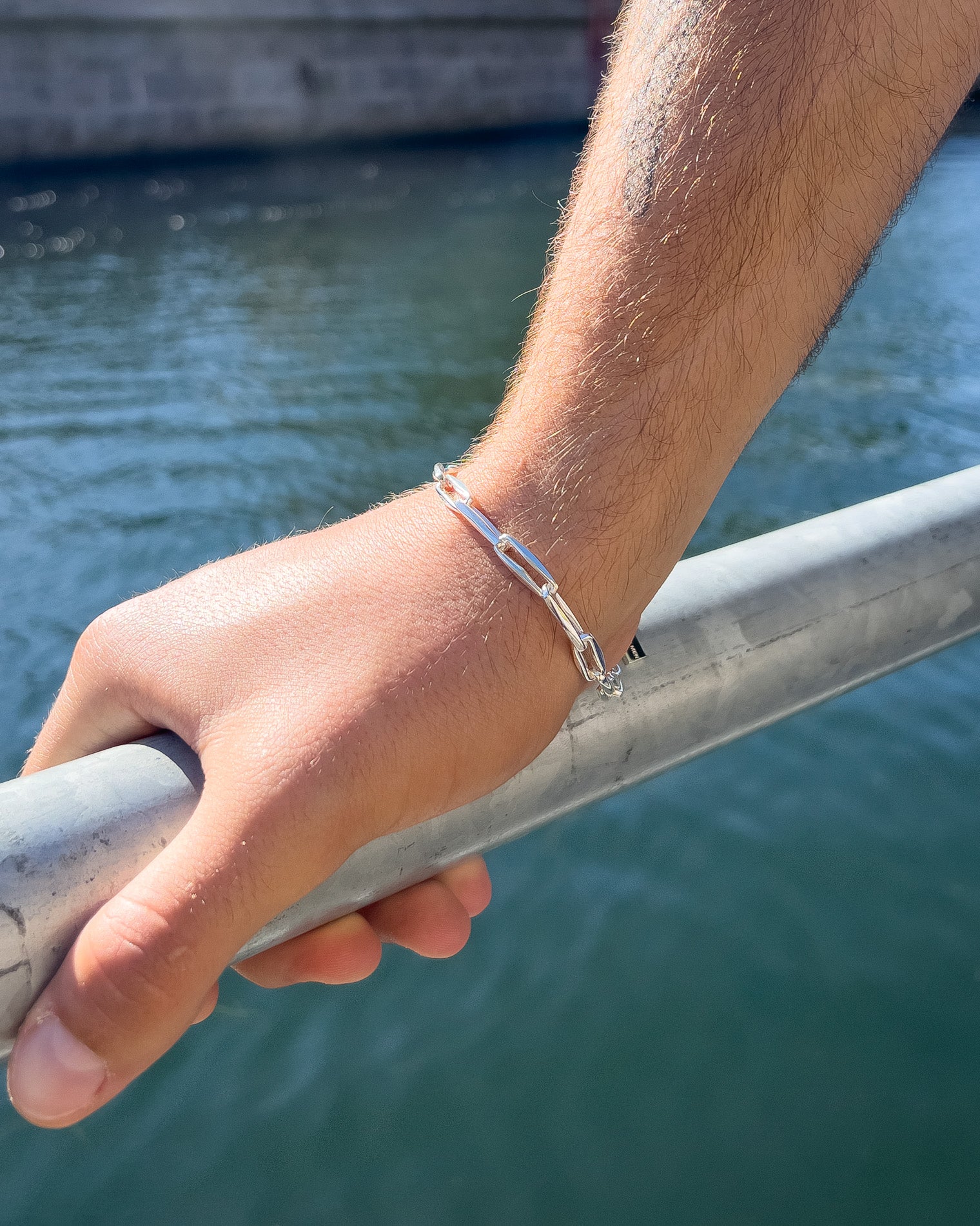 ØBRO BRACELET 6MM SILVER