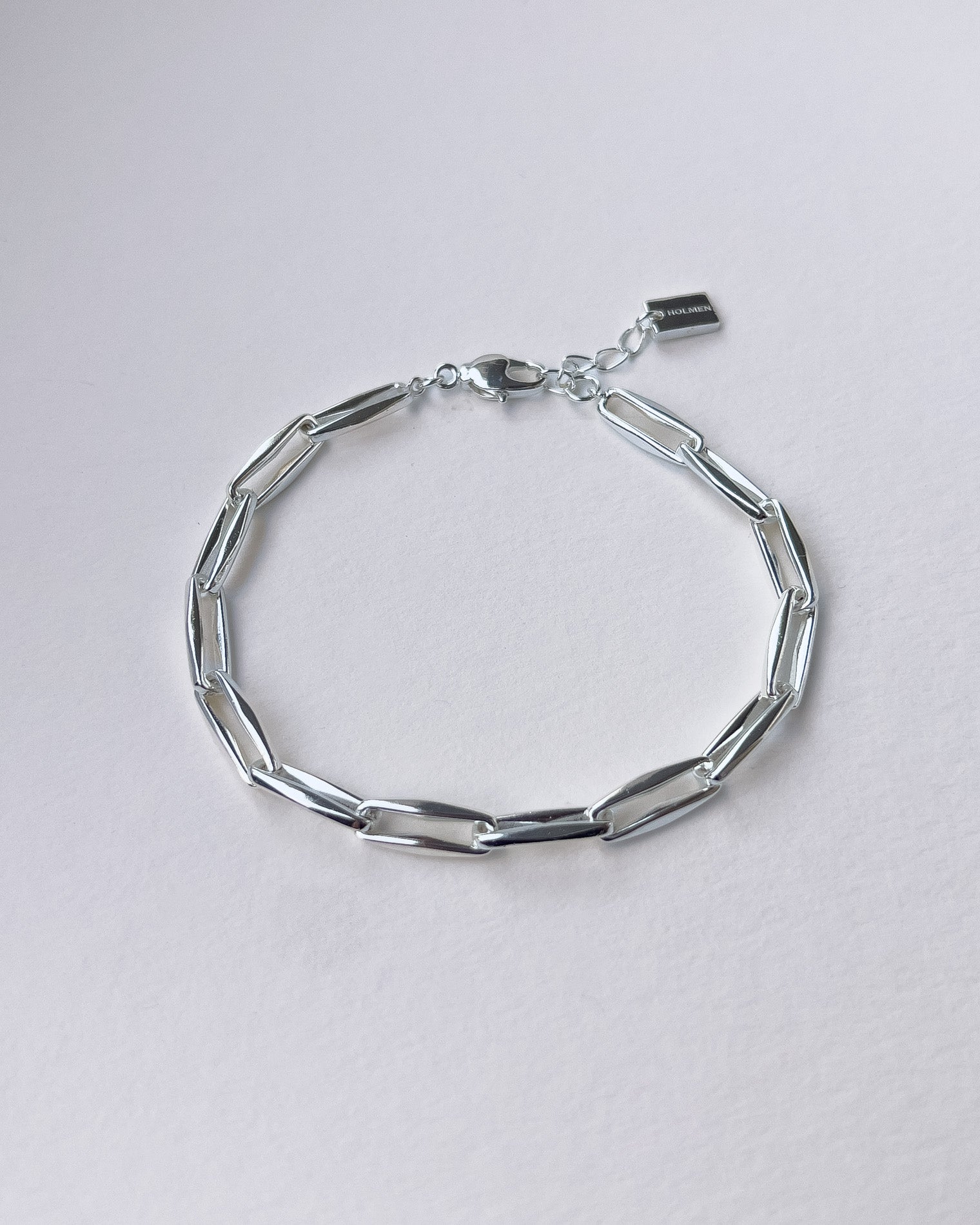ØBRO BRACELET 6MM SILVER