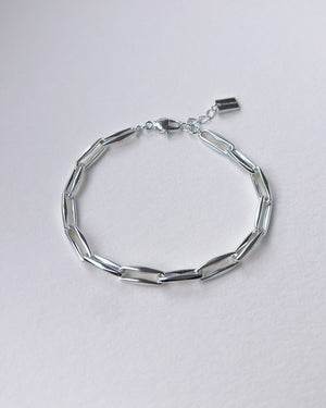 ØBRO BRACELET 6MM SILVER
