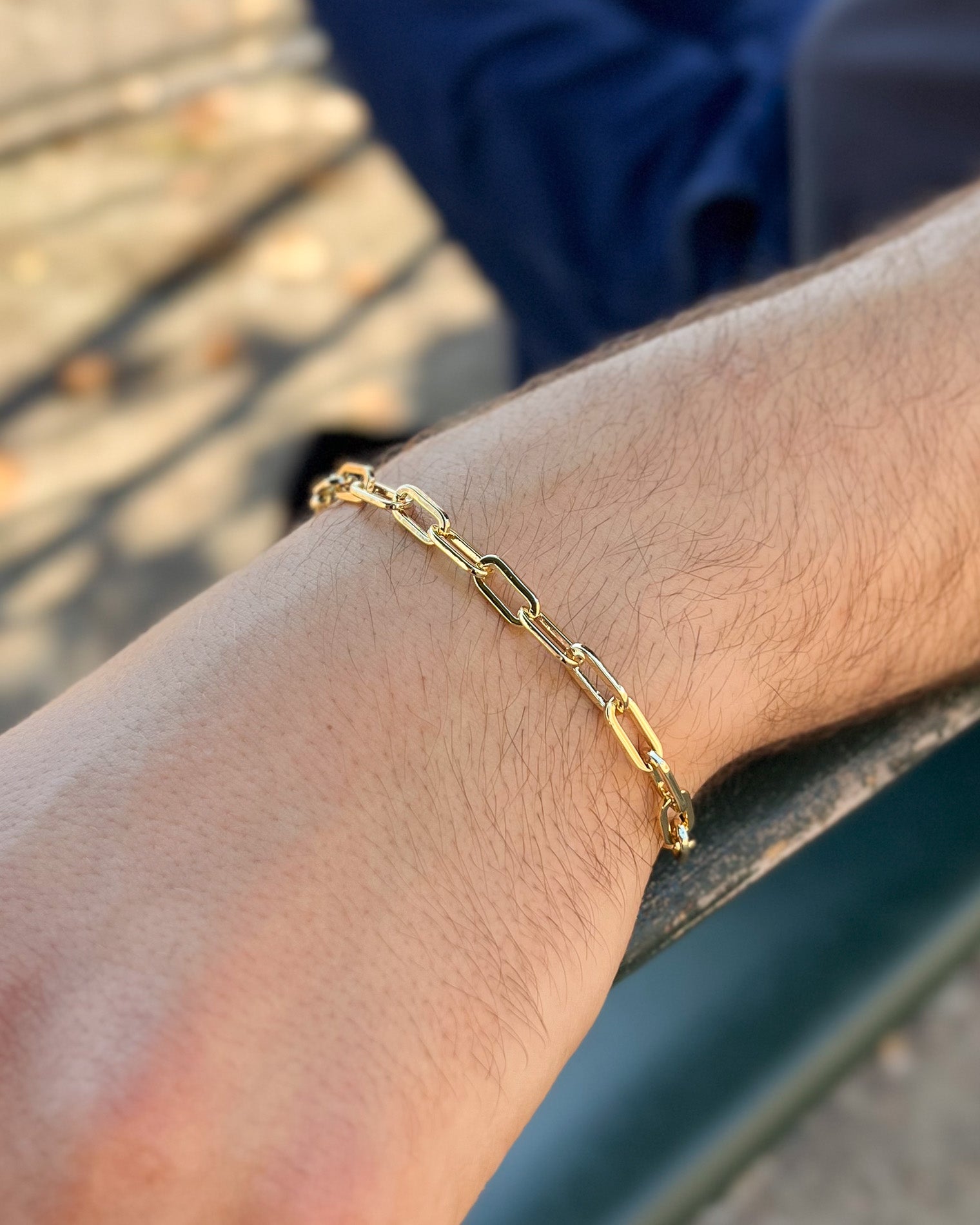 TRIANGLEN BRACELET 5MM GOLD